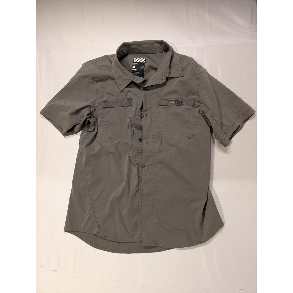 Viktos Sofari Ops Shirt Mens Medium Ranger Green Short Sleeve Tactical Button